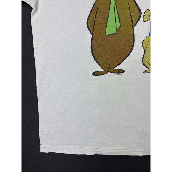 Vintage 2002 Hanna-Barbera Yogi Bear Ringer Shirt Cartoon Network TV Show Art - Picture 7 of 13